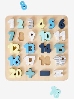 Spielzeug-Lernspielzeug-Puzzles-Kinder Zahlenpuzzle aus Holz FSC®