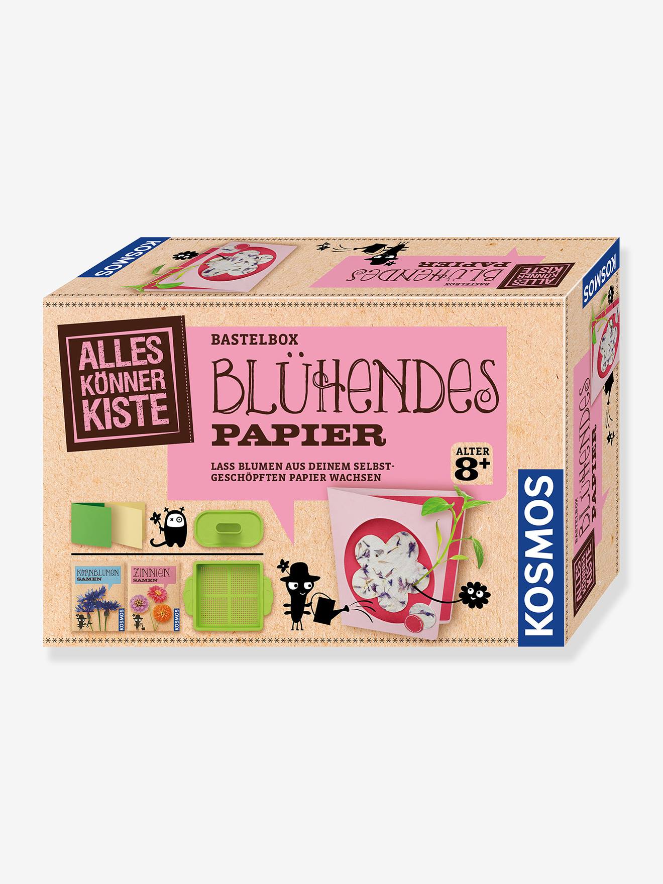 Kosmos Unisex Kinder Mehrfarbig Bastelset Blühendes Papier Kinder