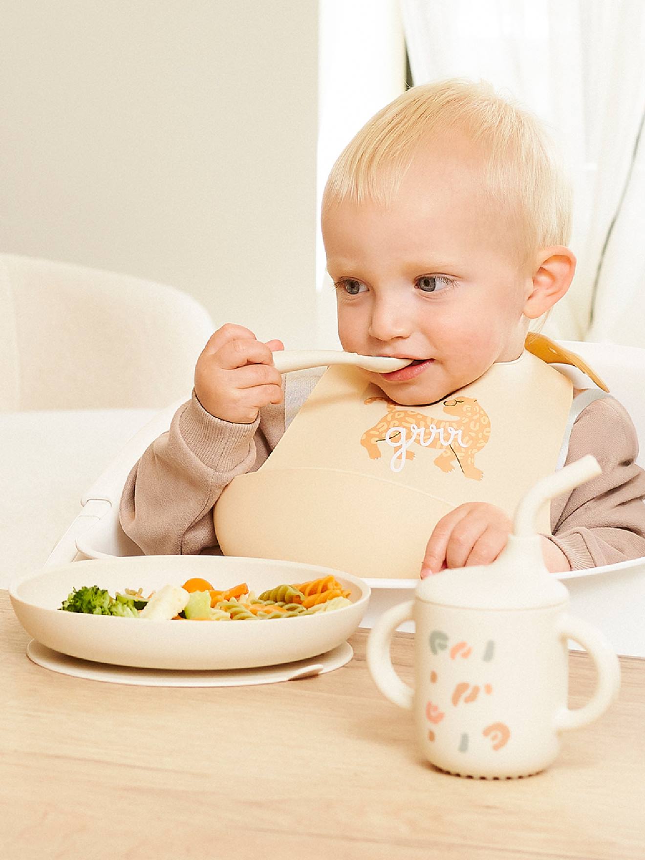 Babymoov Unisex Baby Rosa Esslern-Set Wie Die Großen Baby