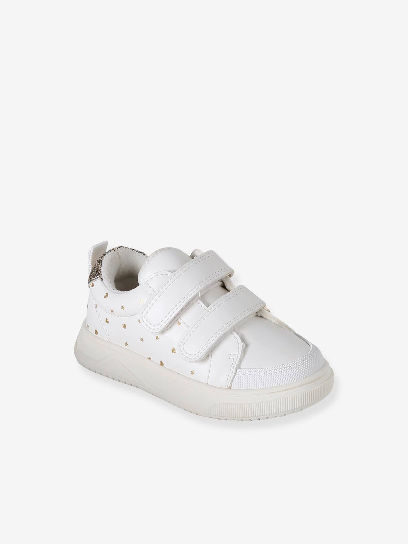 Baby Sneakers mit Klettverschluss und enen Details