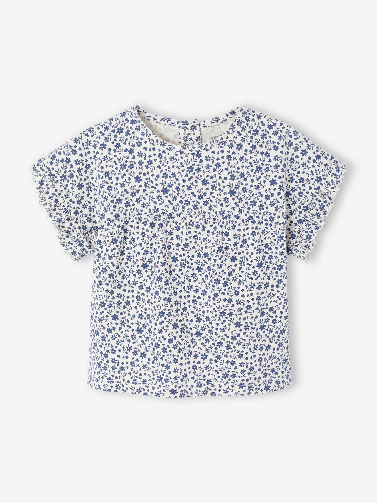 T-Shirt Baby Mädchen mit Volants