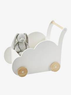 Kinderzimmer-Aufbewahrung-Spielzeugkisten & Truhen-Kinderzimmer Fahrbare Spielzeugkiste WOLKE