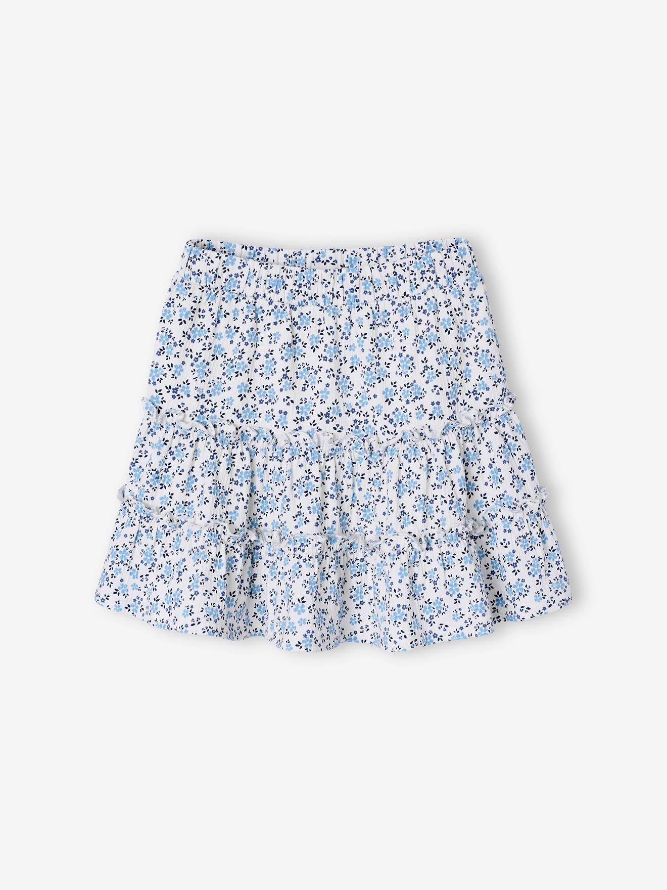 Hosenrock aus Jersey mit Blumenprint Mädchen