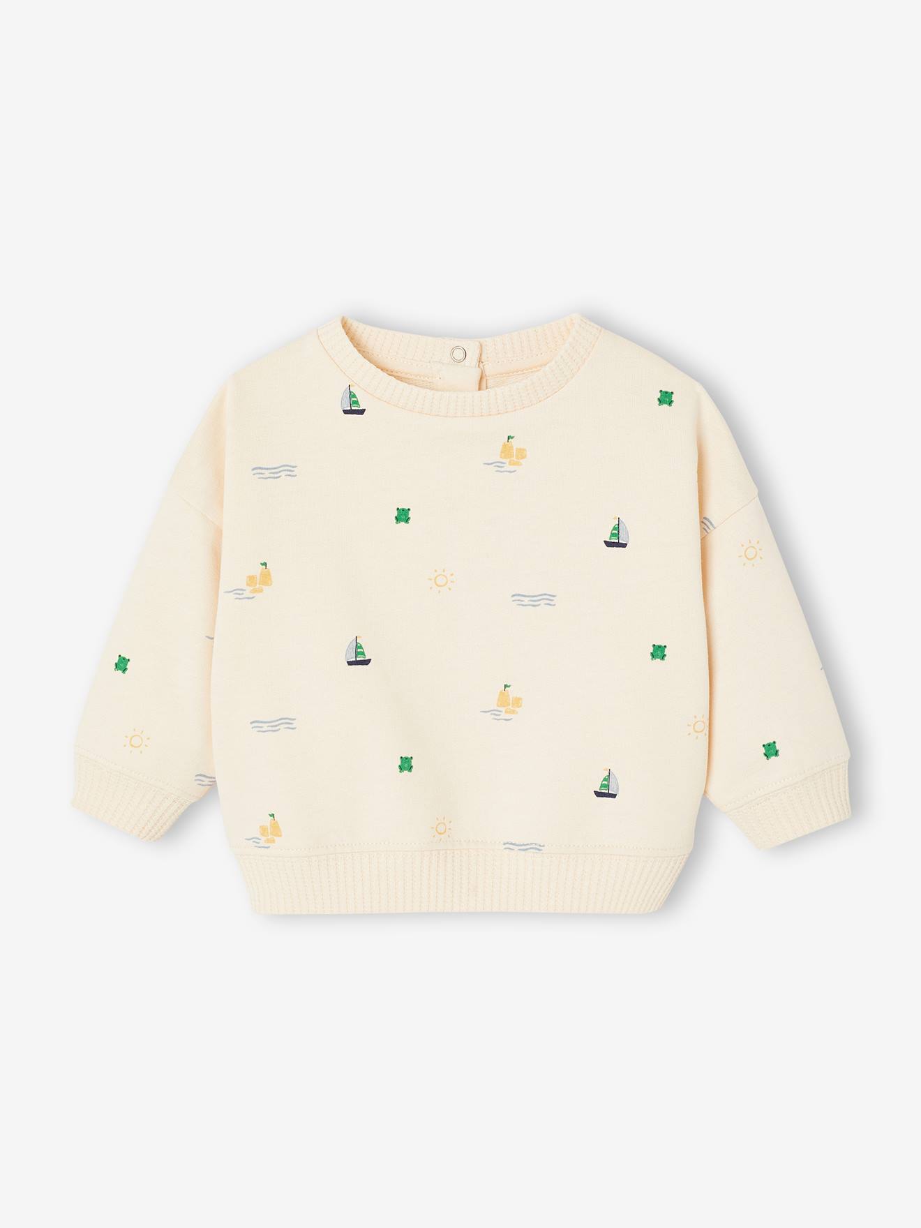 Baby Sweatshirt mit fantasievollem Print