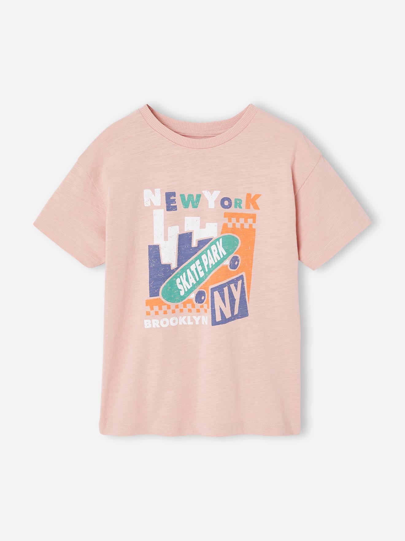 T-Shirt mit grafischem Print und Recycling-Baumwolle Jungen