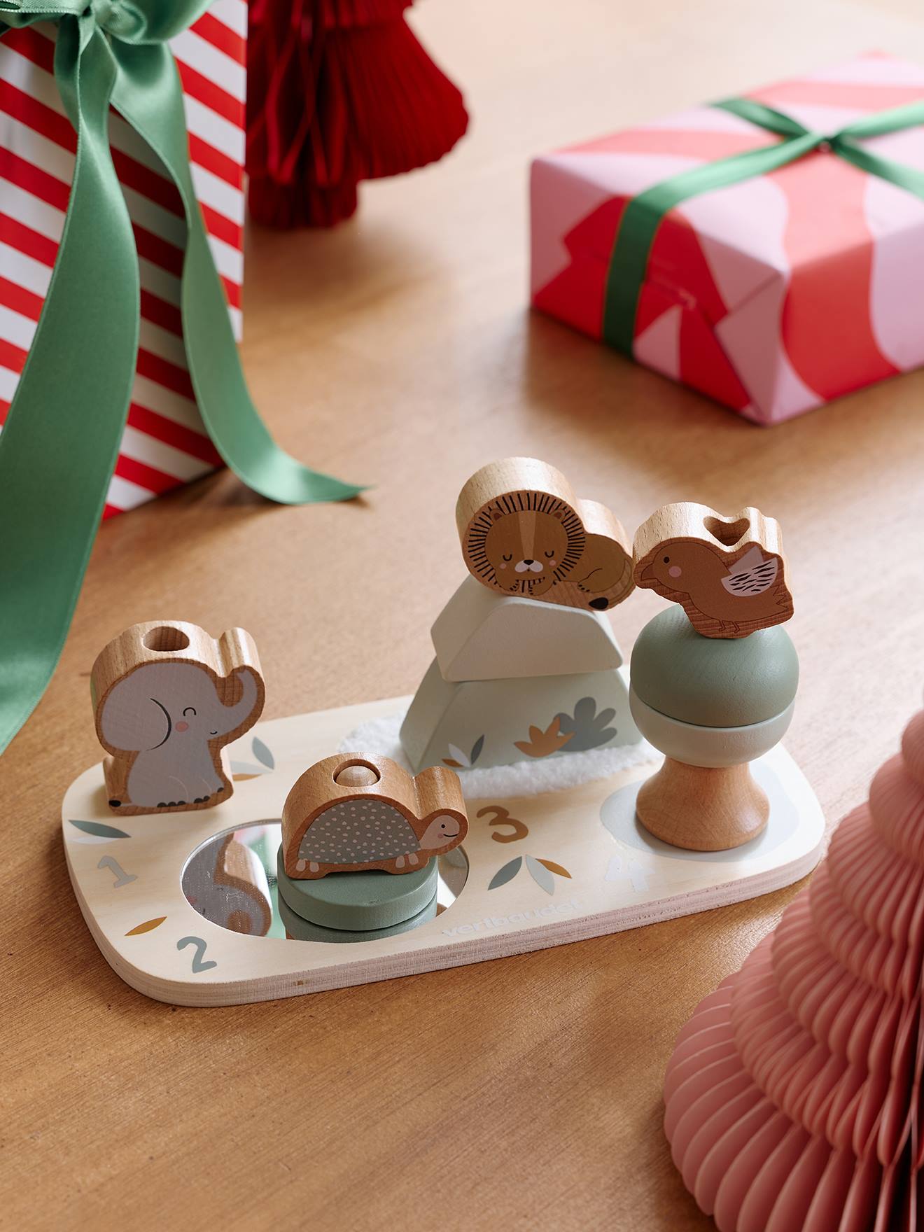 Mitwachsendes Baby Stapelspiel TANSANIA aus Holz FSC®