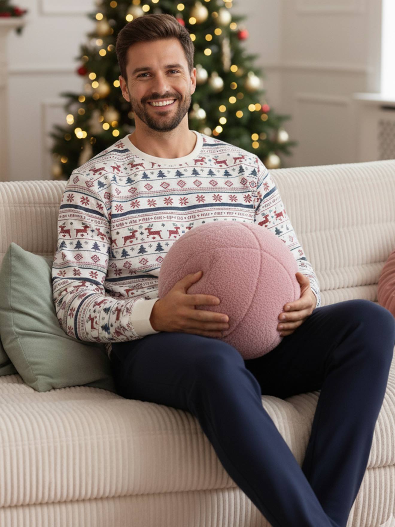 Herren Weihnachts-Schlafanzug Capsule Collection FAMILY HOHOHO