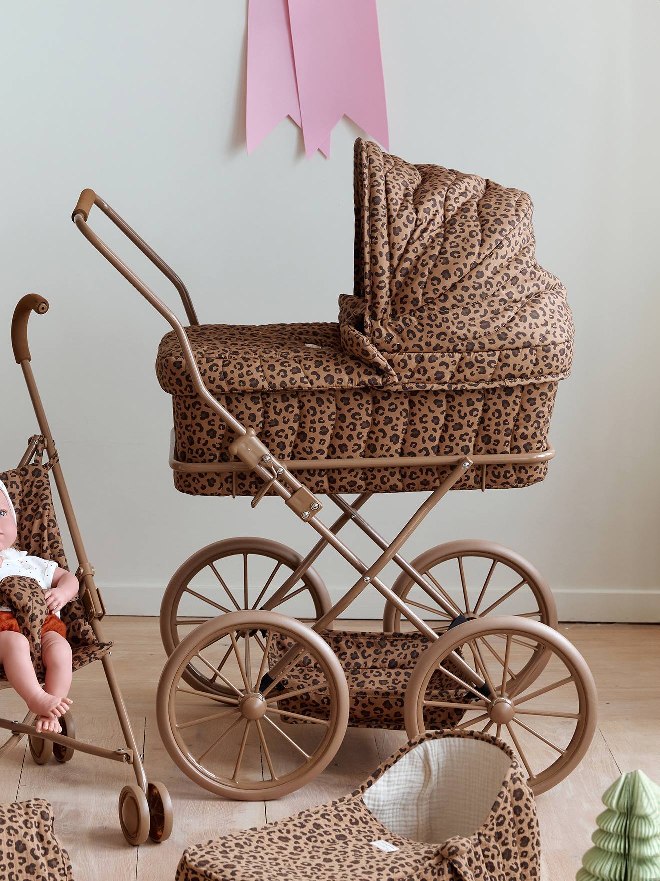 Puppen-Kinderwagen VERTBAUDET x ENVIE DE FRAISE Leo-Capsule
