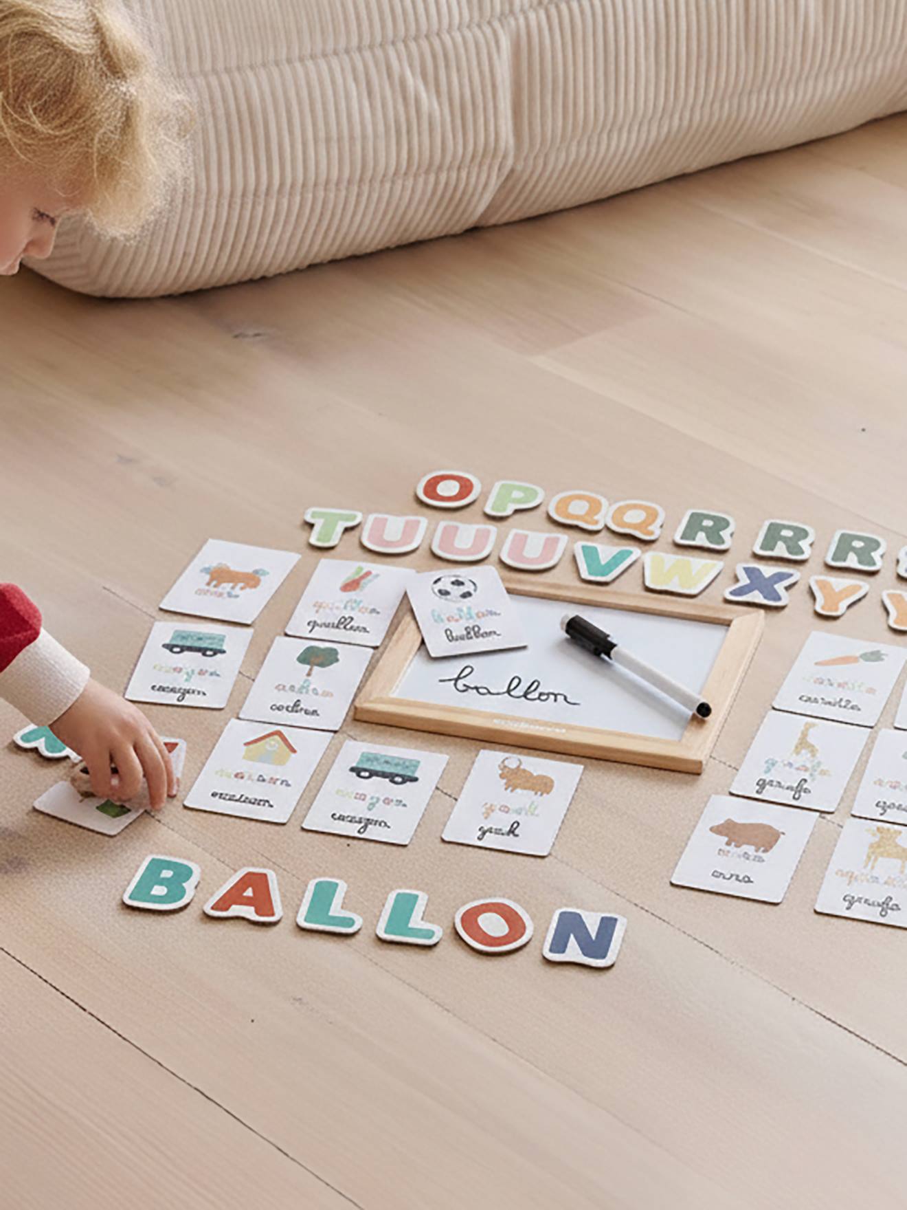 Buchstaben-Lernspiel aus Holz FSC® für Kinder