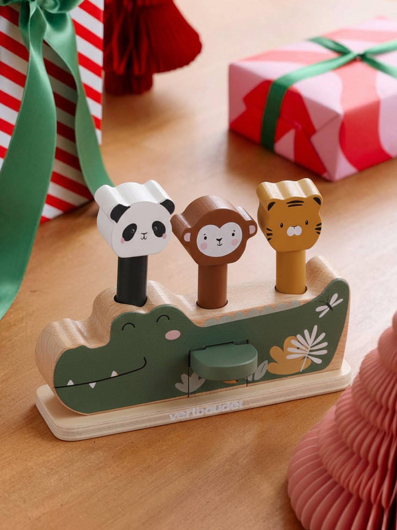 Baby Pop-up-Spiel TANSANIA aus Holz FSC®