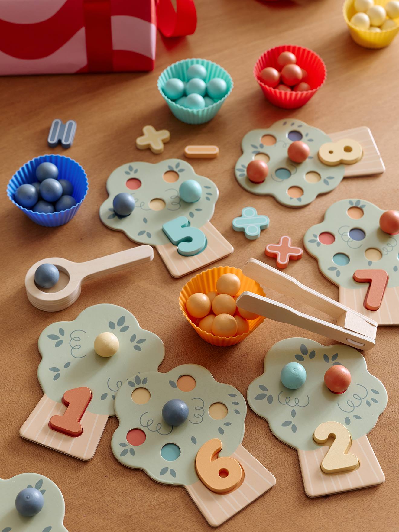 Zahlen-Lernspiel aus Holz FSC® für Kinder