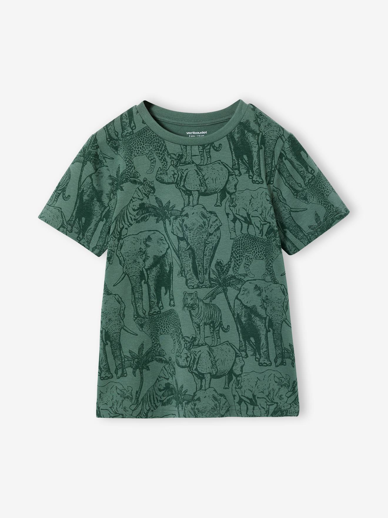T-Shirt mit Print und Baumwolle Jungen