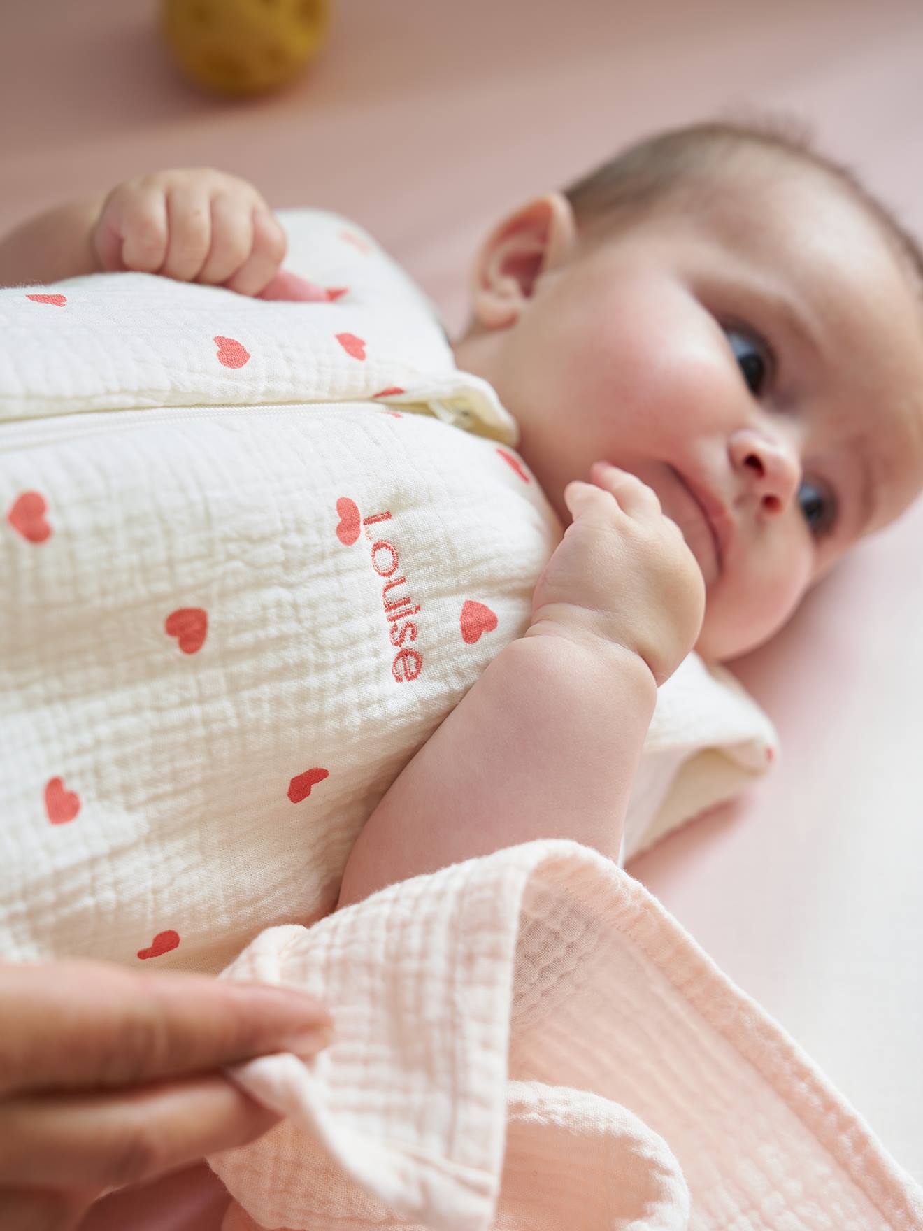 Ärmelloser Baby Schlafsack aus Musselin MEIN HERZ TOG 2