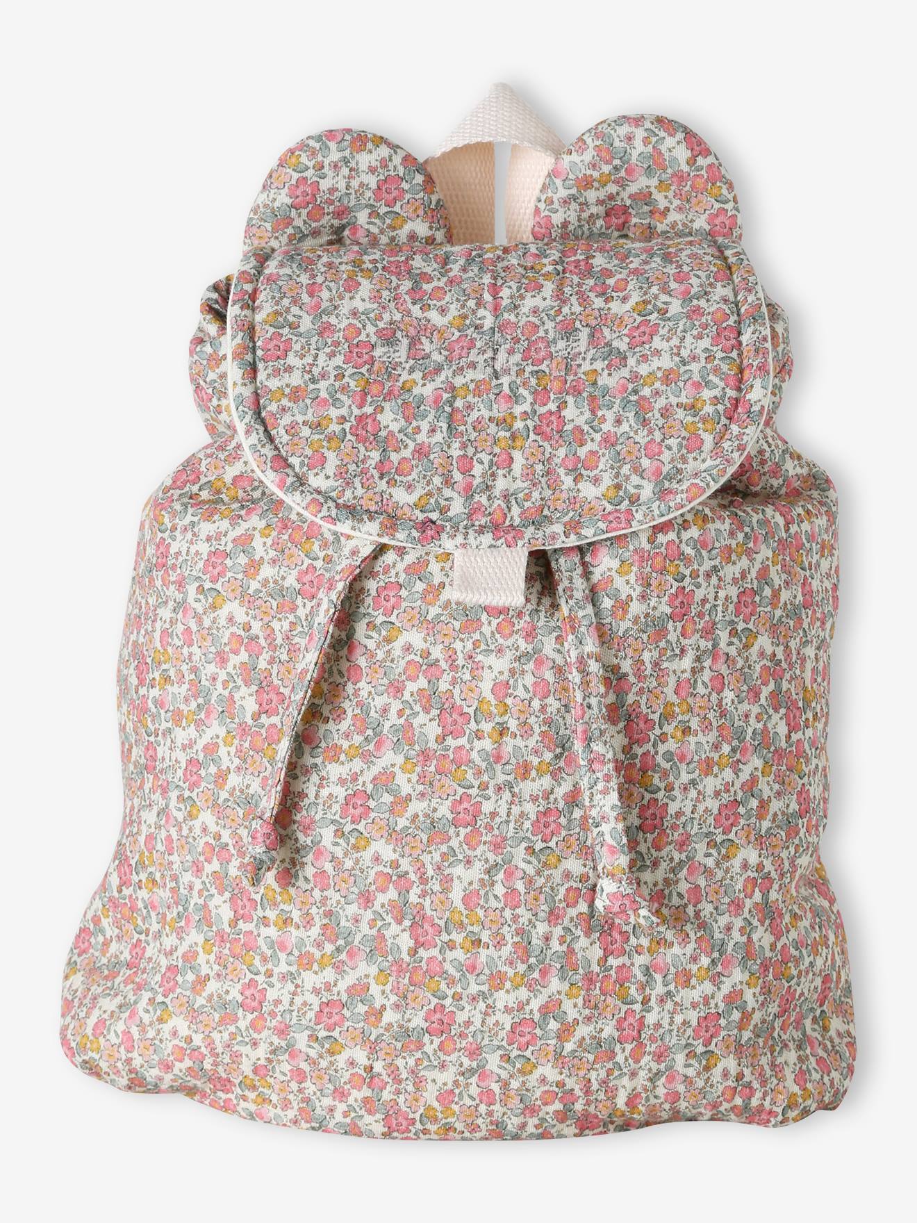 Kinder Kita-Rucksack aus Musselin mit Ohren