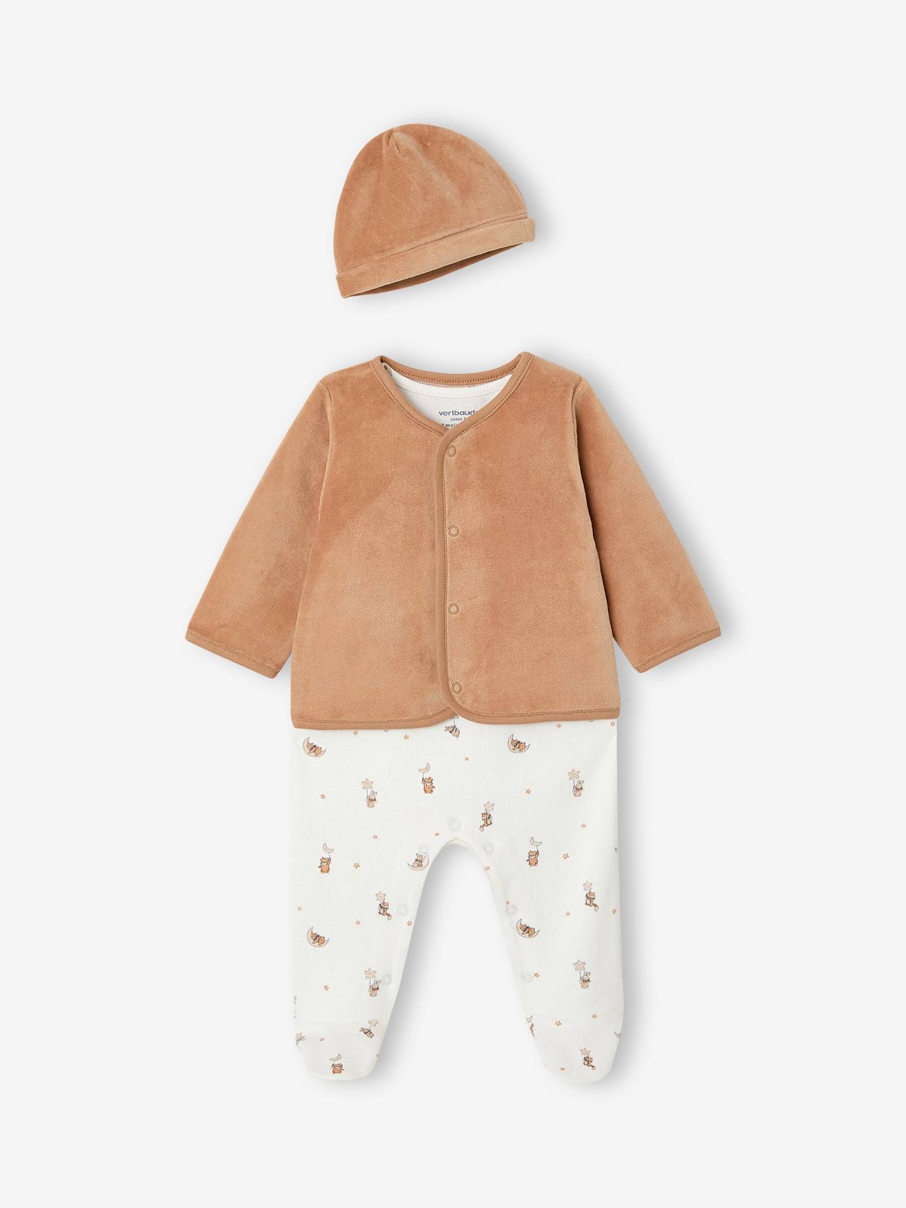 4-teiliges Baby-Set aus Wickelbody