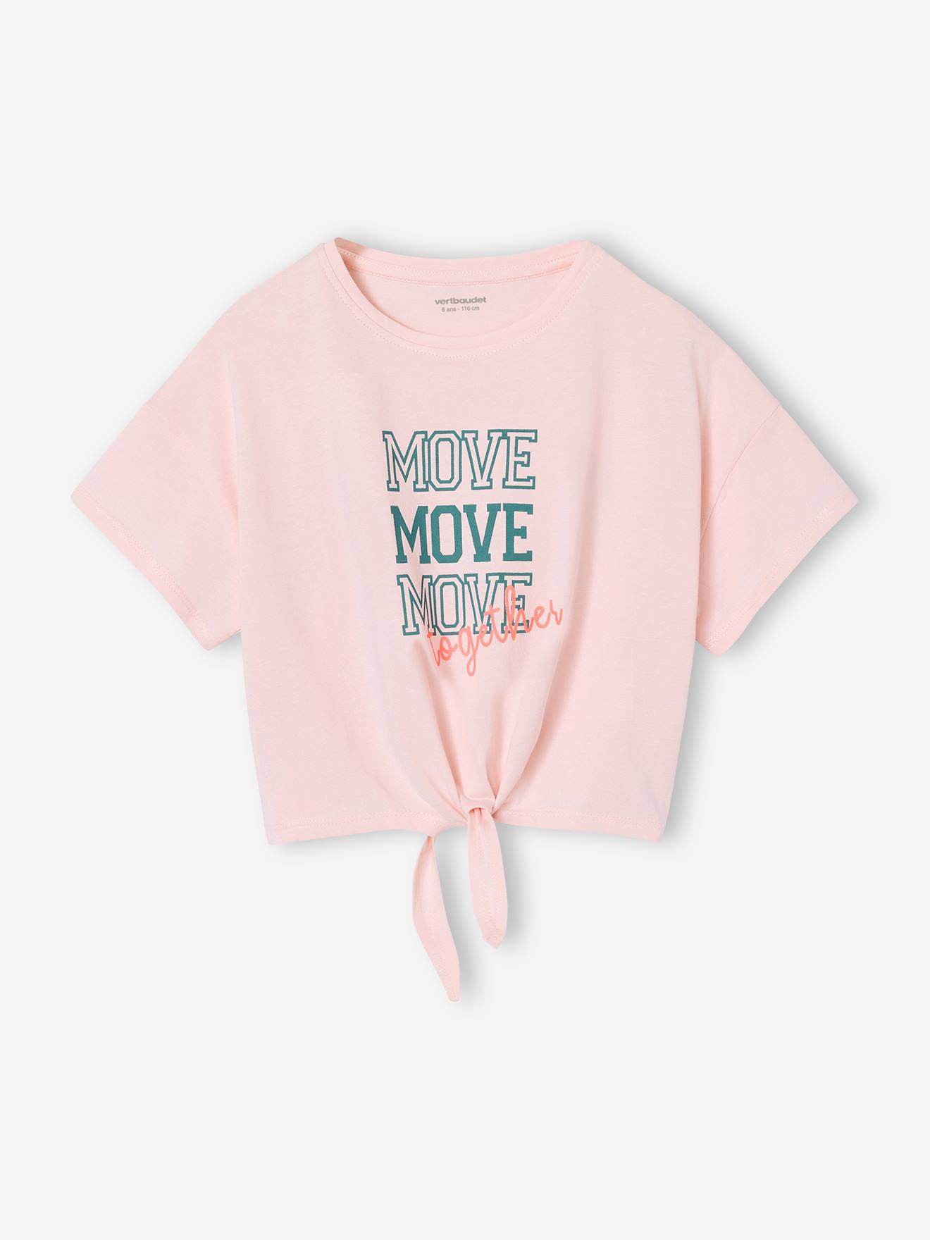 SportlichersT-Shirt zum Binden MOVE für Mädchen