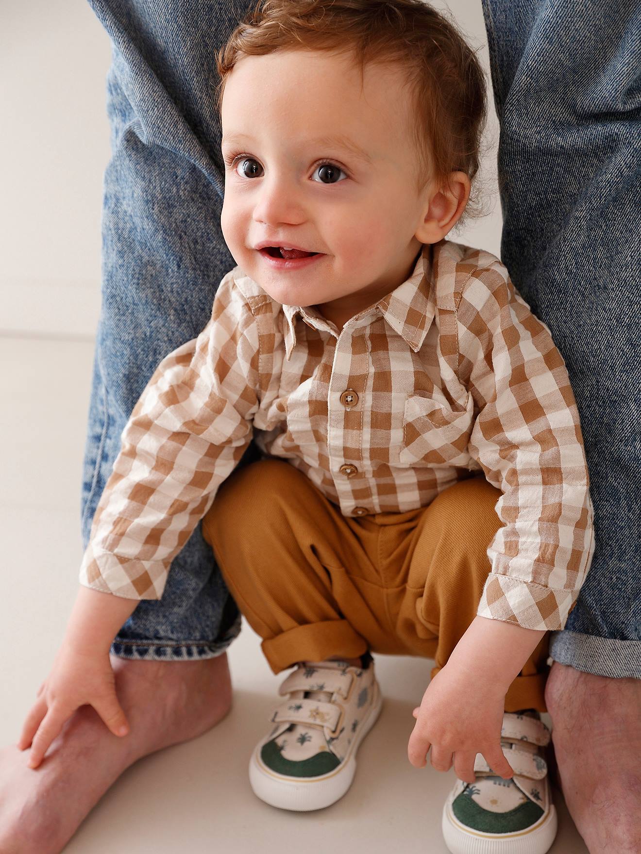 Hemd aus Baumwollmusselin Jungen Baby