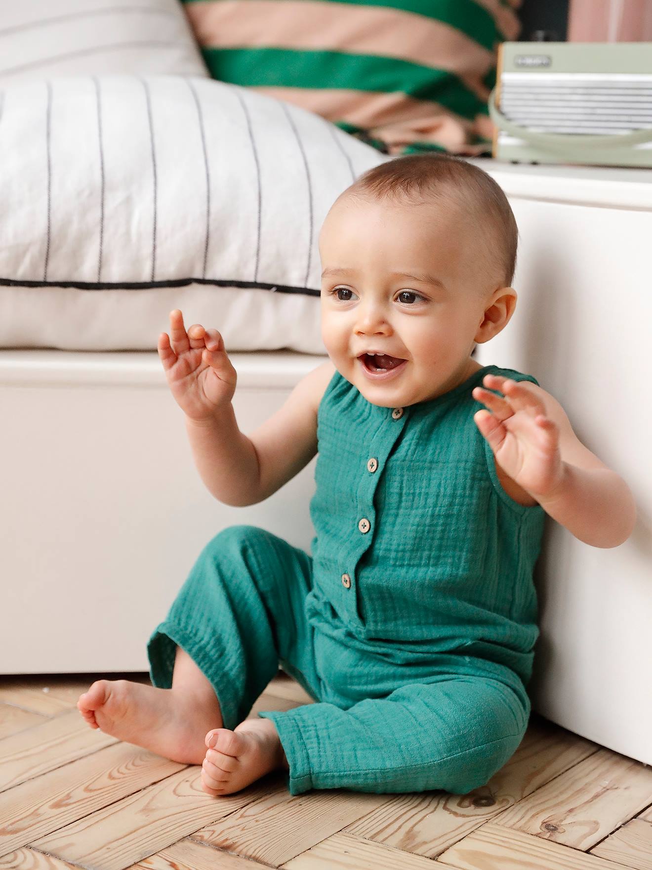 Musselin-Overall Baby