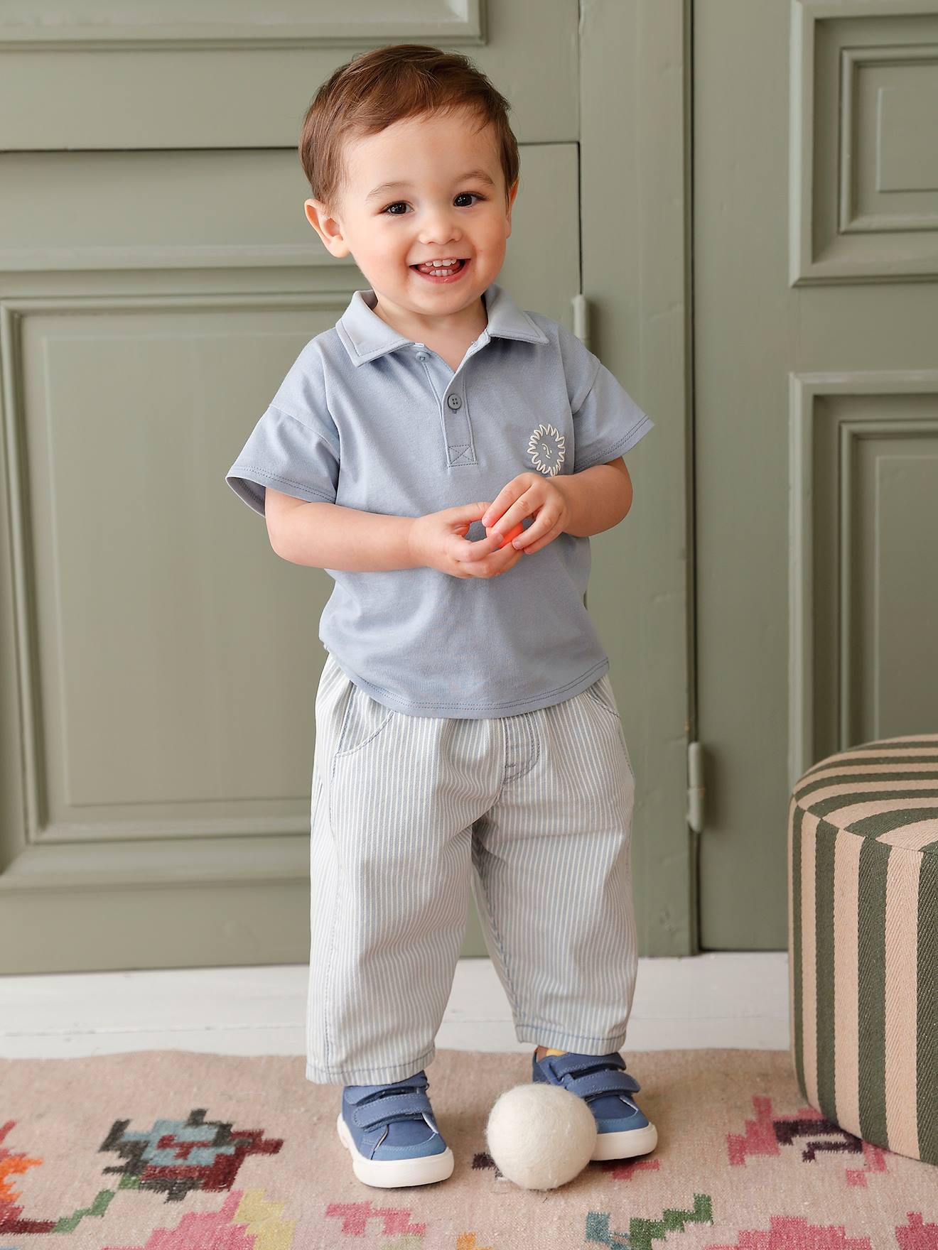 Baby-Set aus Poloshirt und Hose