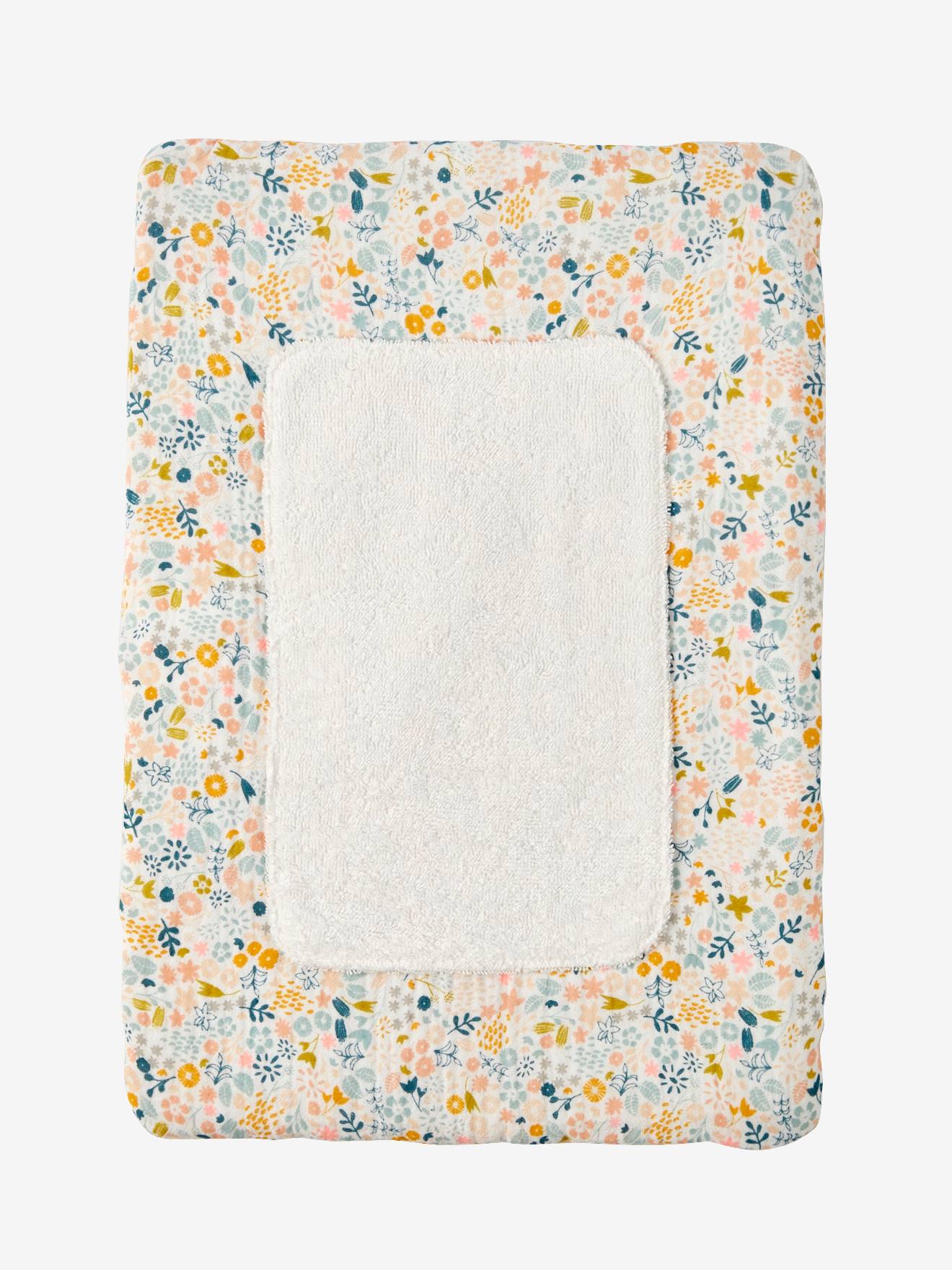 Vertbaudet Unisex Mehrfarbig Geblümt Puppen-Wickelauflage Vintage Blumen