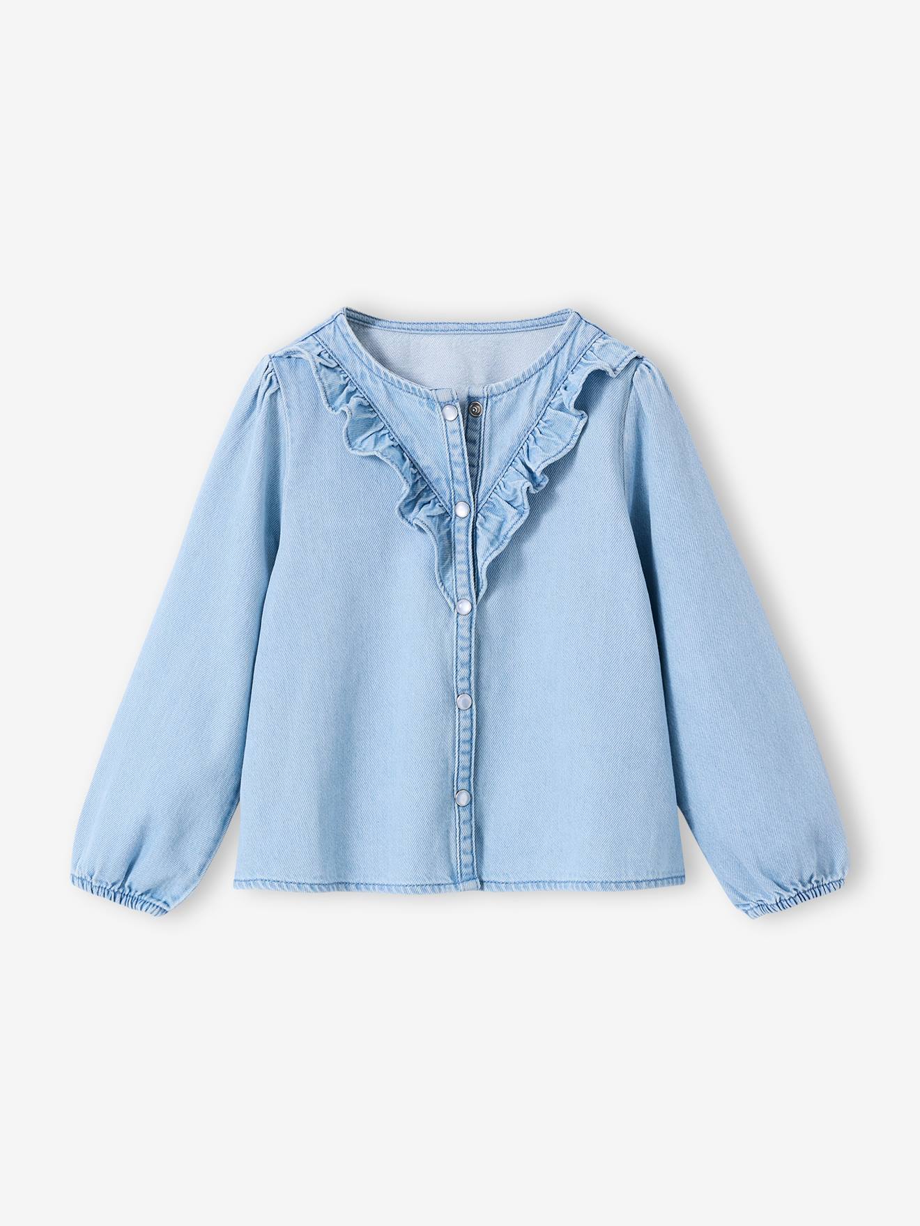 Mädchen Jeansbluse