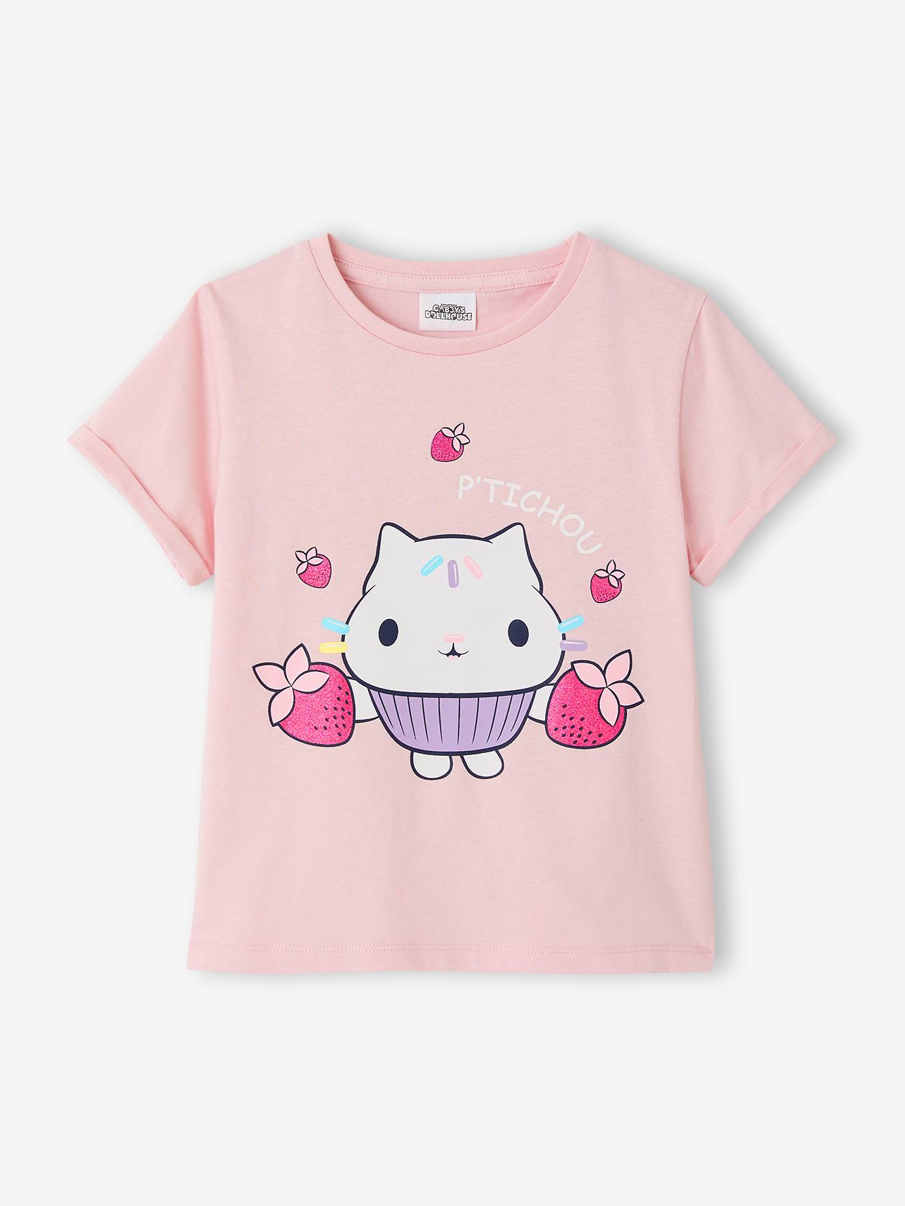 Kinder T-Shirt Cupcake-Motiv GABBY'S DOLLHOUSE hell