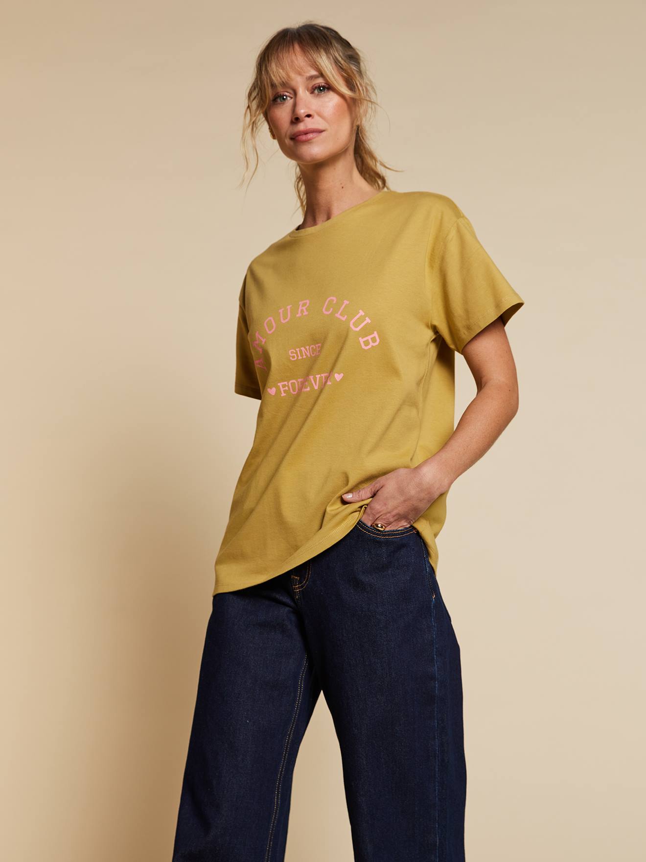 Damen T-Shirt AMOUR CLUB Mama-Tochter-Capsule ENVIE DE FRAISE