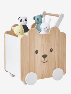 Kinderzimmer-Kinderzimmer Fahrbare Spielzeugkiste, Teddy