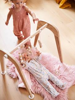 Spielzeug-Baby-Activity-Decken & Spielbögen-Baby Spielbogen im Retro-Look, Holz FSC