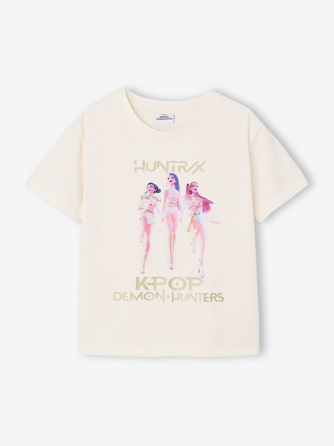 T-Shirt KPOP Demon Hunters mit Glitzer-Print Kinder