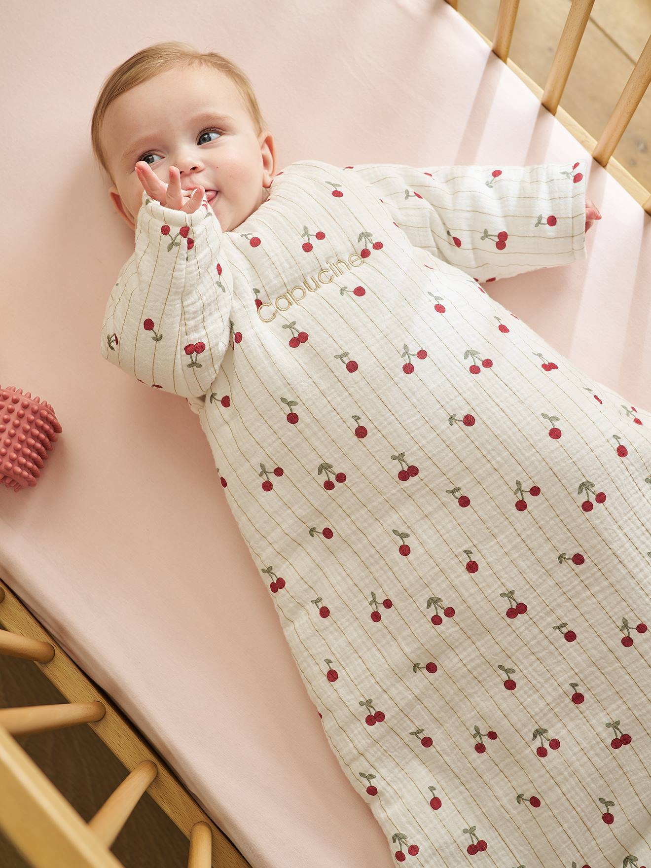 Baby Winterschlafsack mit abnehmbaren Ärmeln mitwachsend TOG 3 personalisierbar