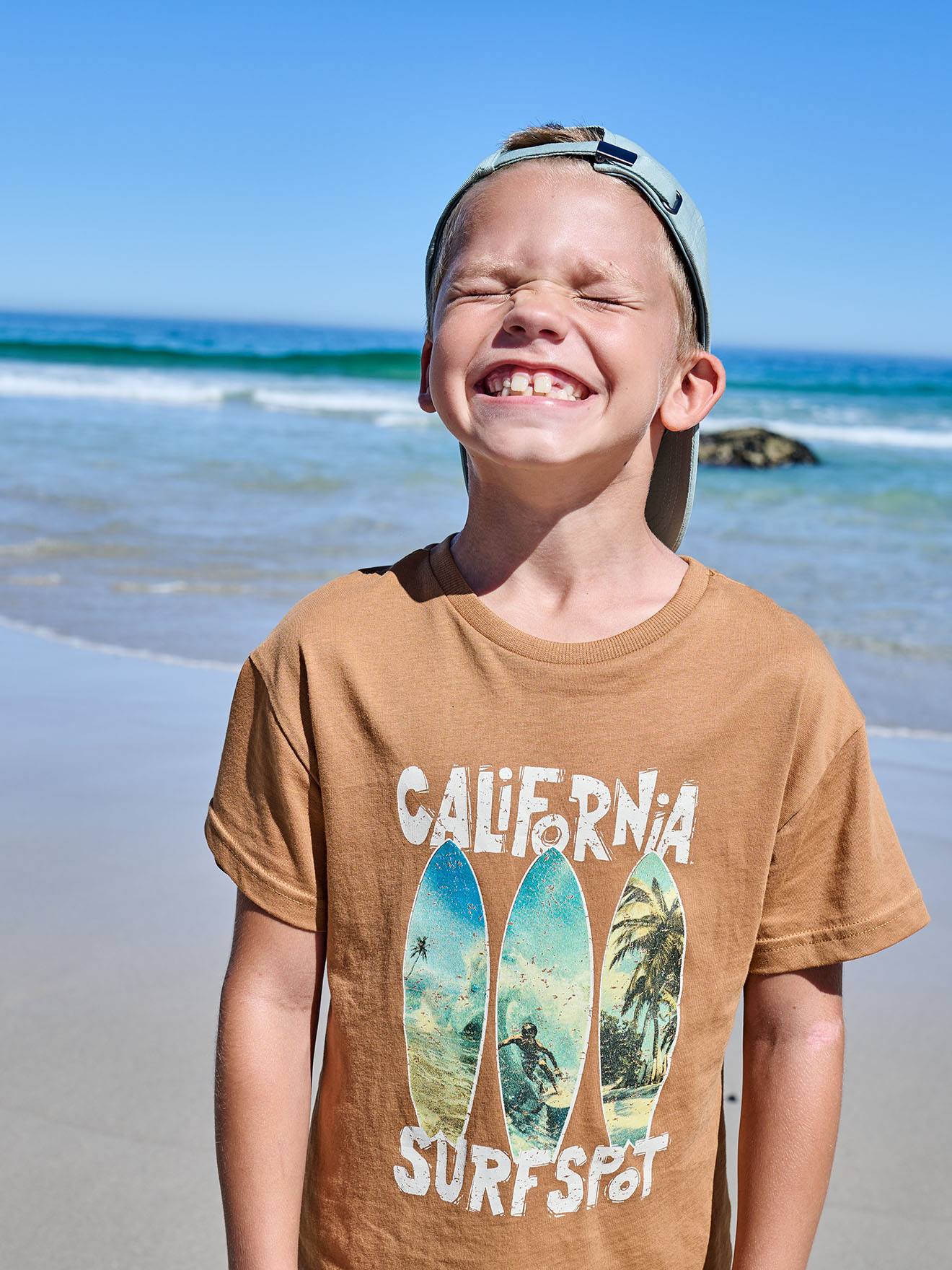 T-Shirt Kinder pekannuss