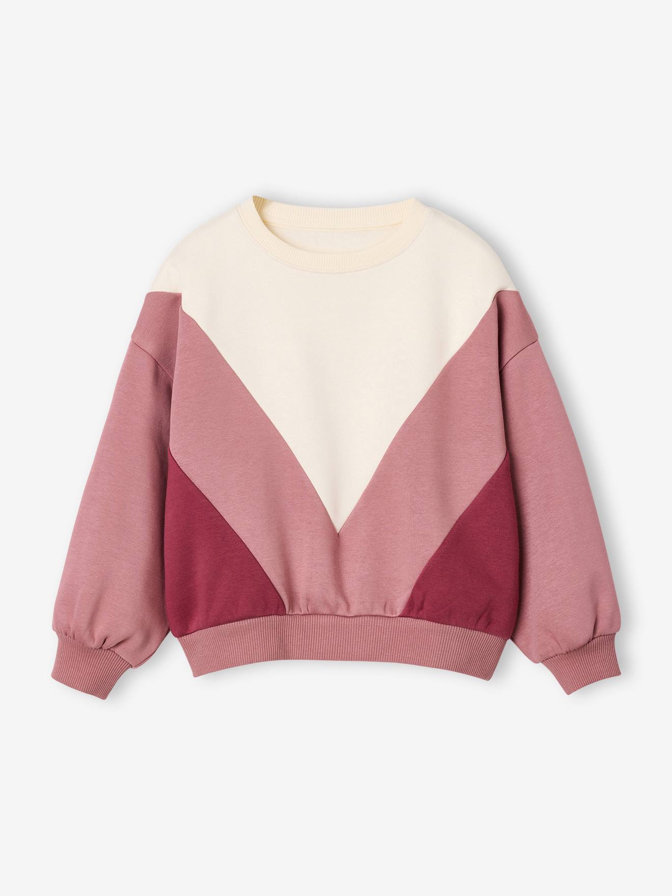 Sweatshirt Colorblock Mädchen