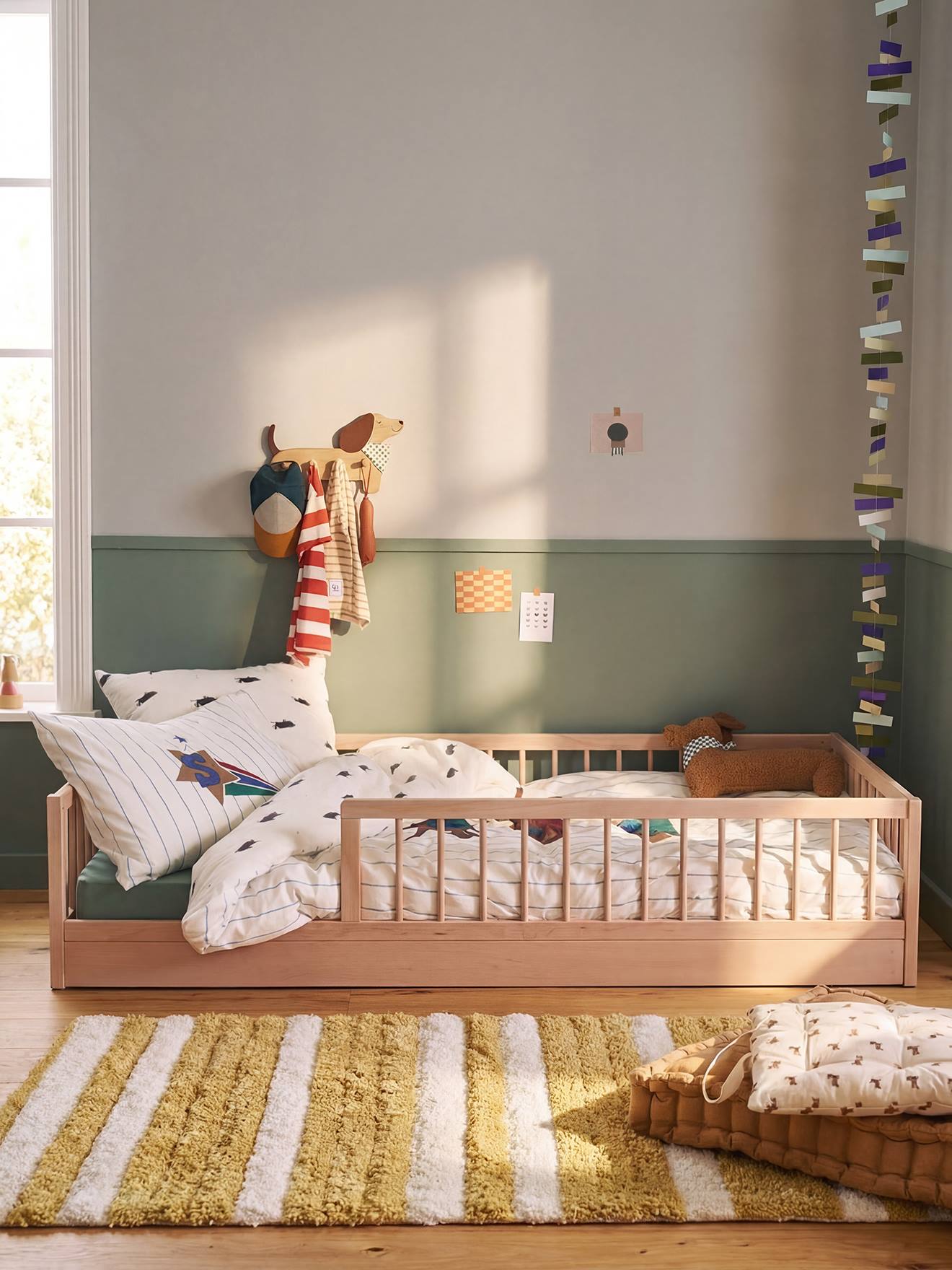 Kinderbett Bodenbett LEO 90x190 cm