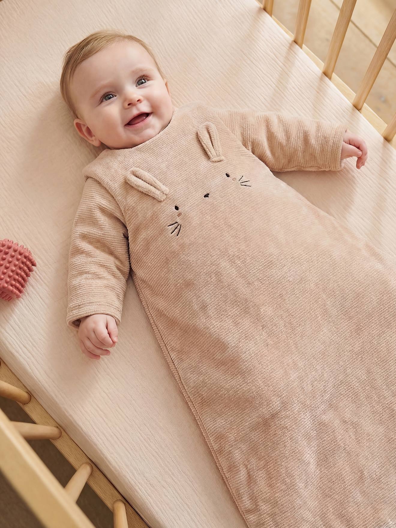 Baby Winterschlafsack TRAUMREISE aus Cord mit abnehmbaren Ärmeln TOG 3