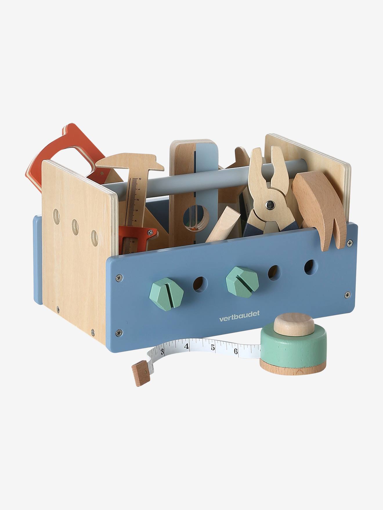 Spiel-Werkzeugkasten aus Holz FSC®