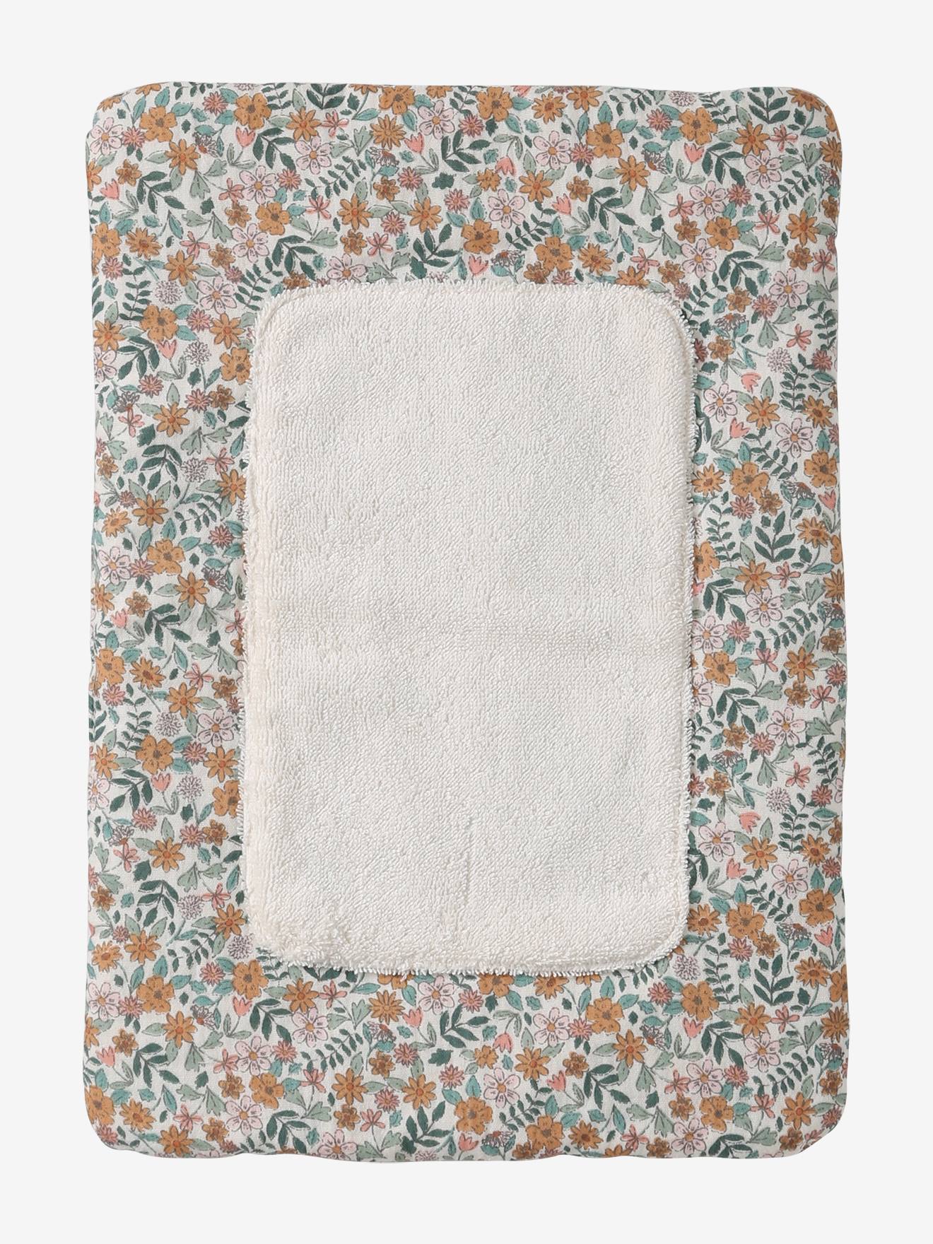 Puppen-Wickelauflage VINTAGE BLUMEN retro flower