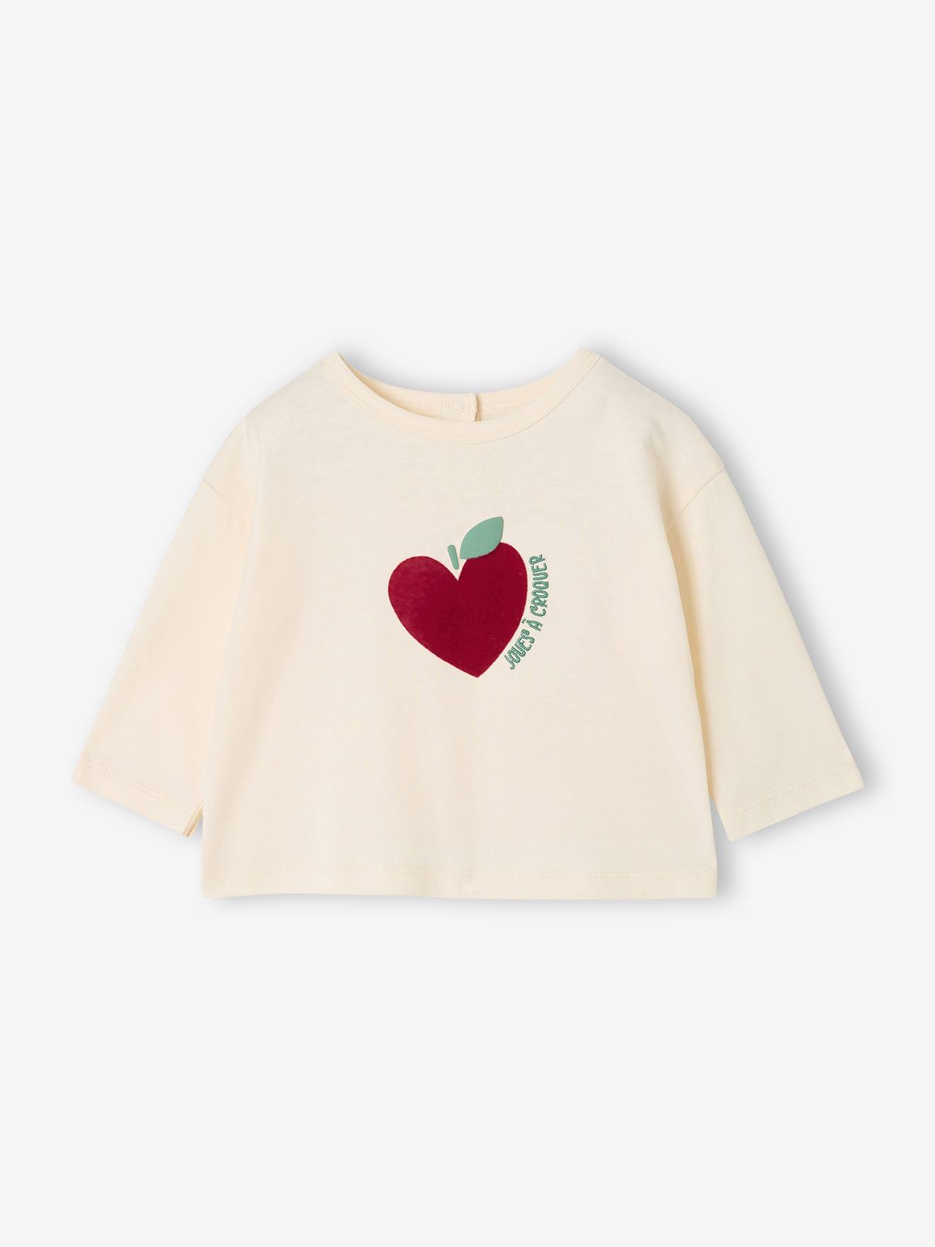 Shirt mit Herzmotiv Baby Mädchen Bio-Baumwolle