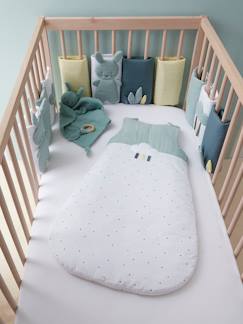 Dekoration & Bettwäsche-Babybettwäsche-Baby Bettumrandung „Frühlingsregen“ Oeko-Tex
