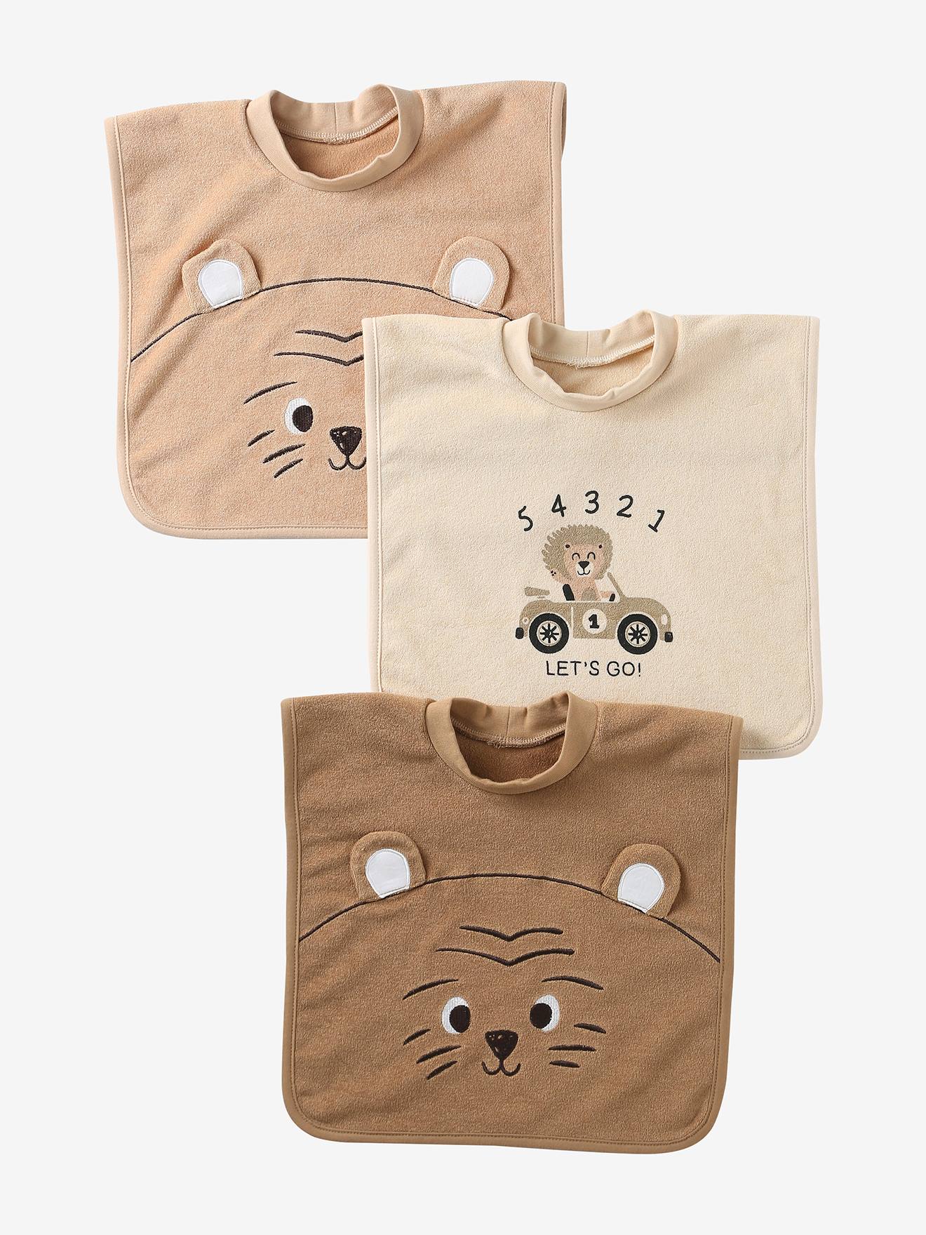 3er-Pack Baby Schlupf-Lätzchen