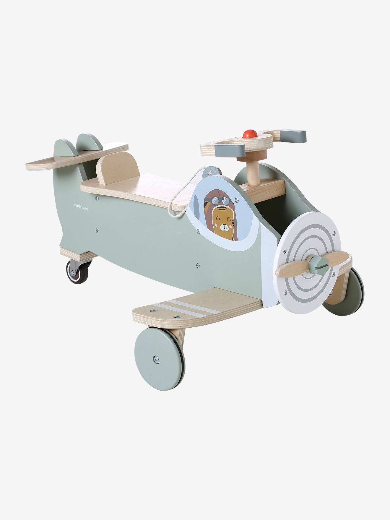 Baby Rutschfahrzeug Flugzeug PANDAFREUNDE Holz FSC®