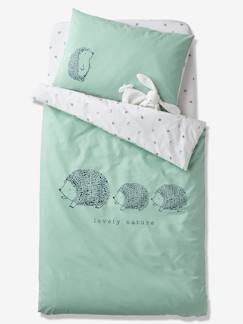 Dekoration & Bettwäsche-Bio-Kollektion: Baby Bettbezug ohne Kissenbezug „Lovely Nature“, wendbar