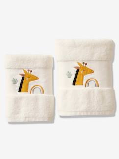 Dekoration & Bettwäsche-Kinder Handtuch „Giraffe“ Oeko Tex