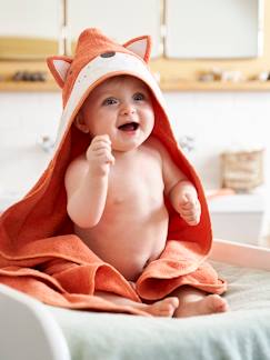 Babymode-Baby-Set: Badetuch und Waschhandschuh „Fuchs“ Oeko Tex