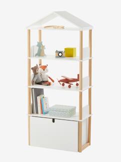 Kinderzimmer-Aufbewahrung-Regale & Bücherregale-Kinderzimmer Bücherregal in Hausform „Woody“