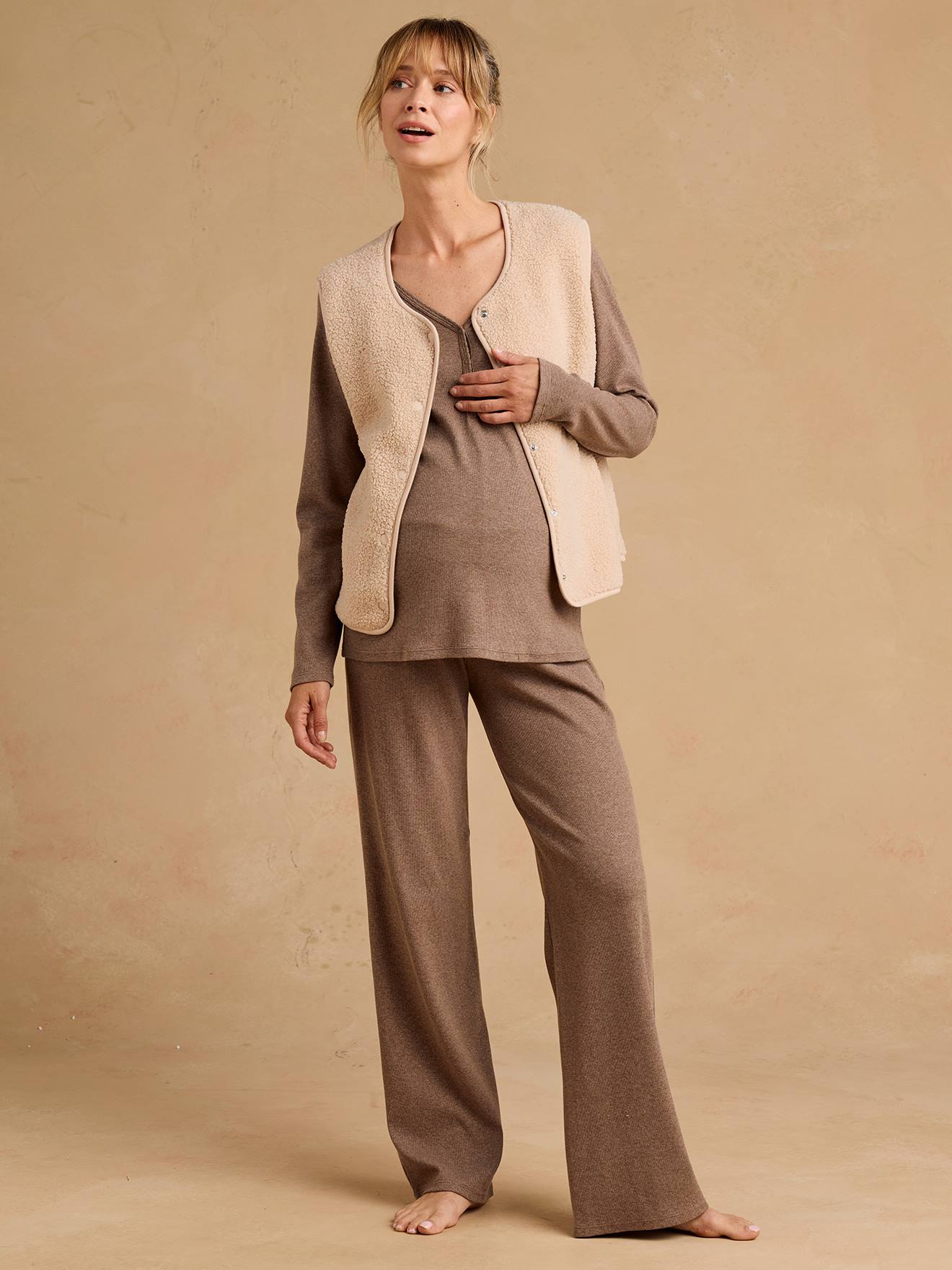 3-teiliges Loungewear-Set für Schwangerschaft & Stillzeit ENVIE DE FRAISE