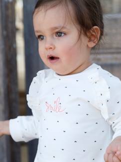 Babymode-Pullover, Strickjacken & Sweatshirts-Sweatshirts-Mädchen Baby Sweatshirt mit Rüschen