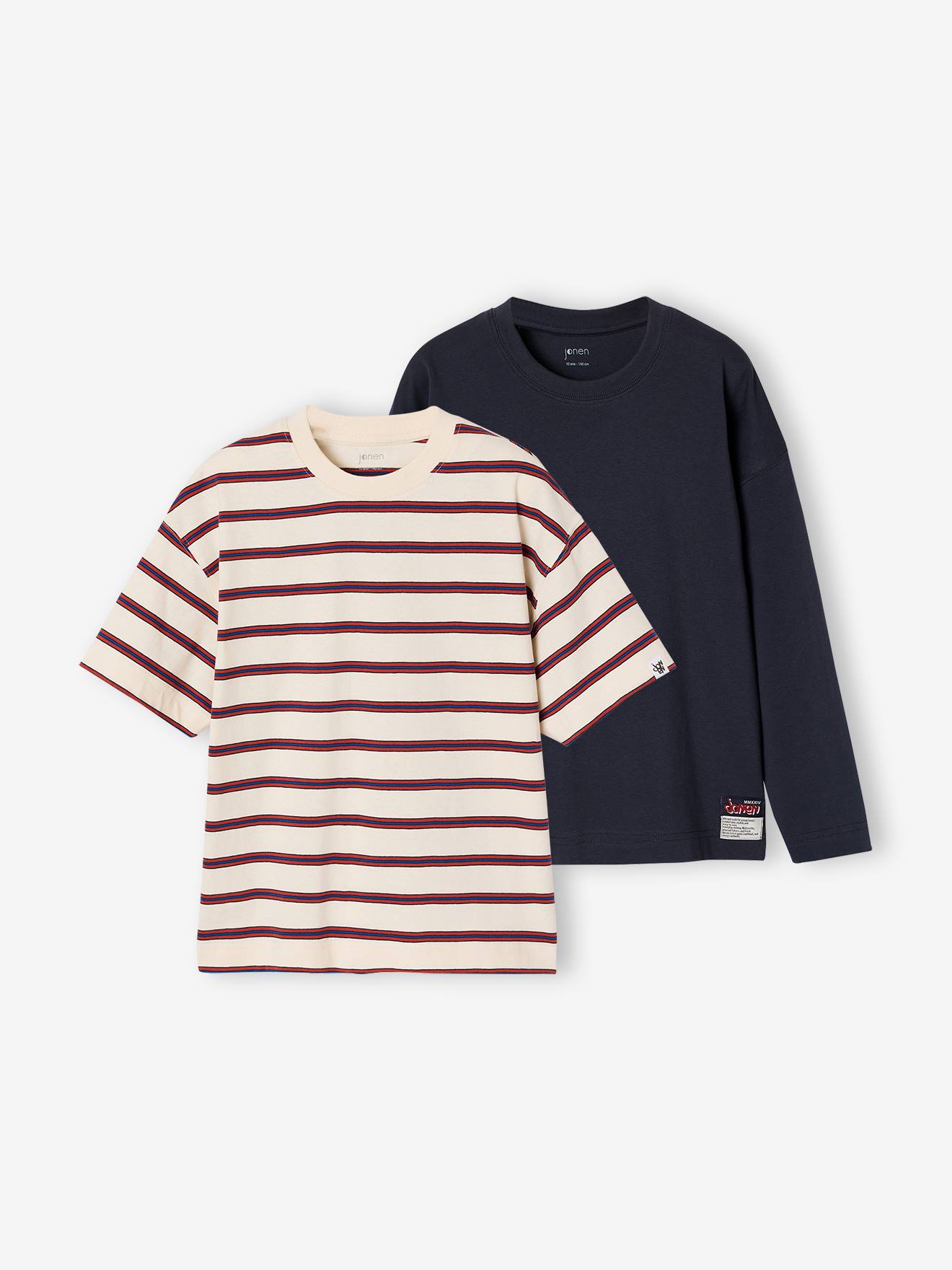 2er-Pack T-Shirt und Shirt Jungen JONEN
