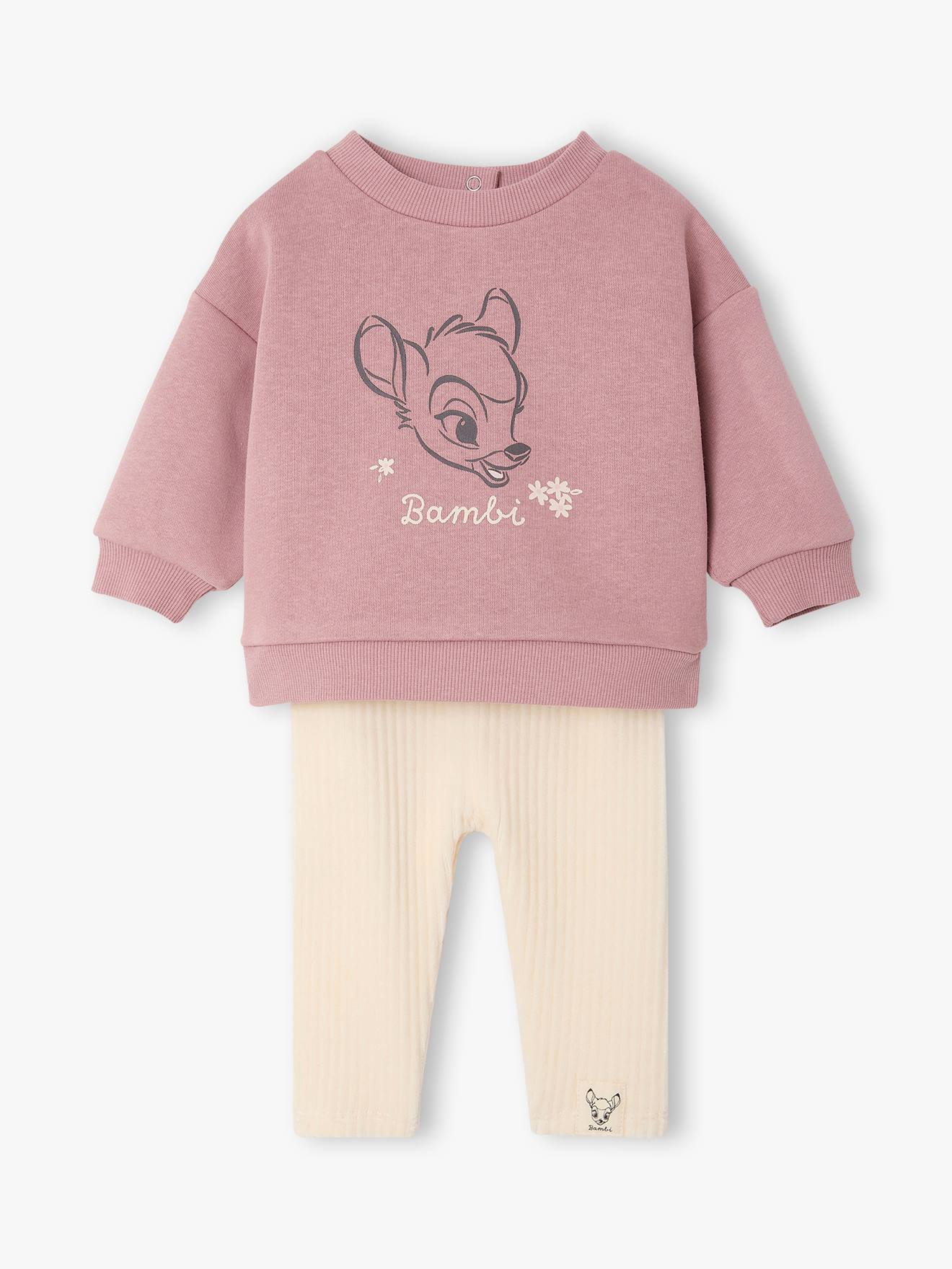 Baby-Set aus Sweatshirt und Cordhose Bambi DISNEY ANIMALS
