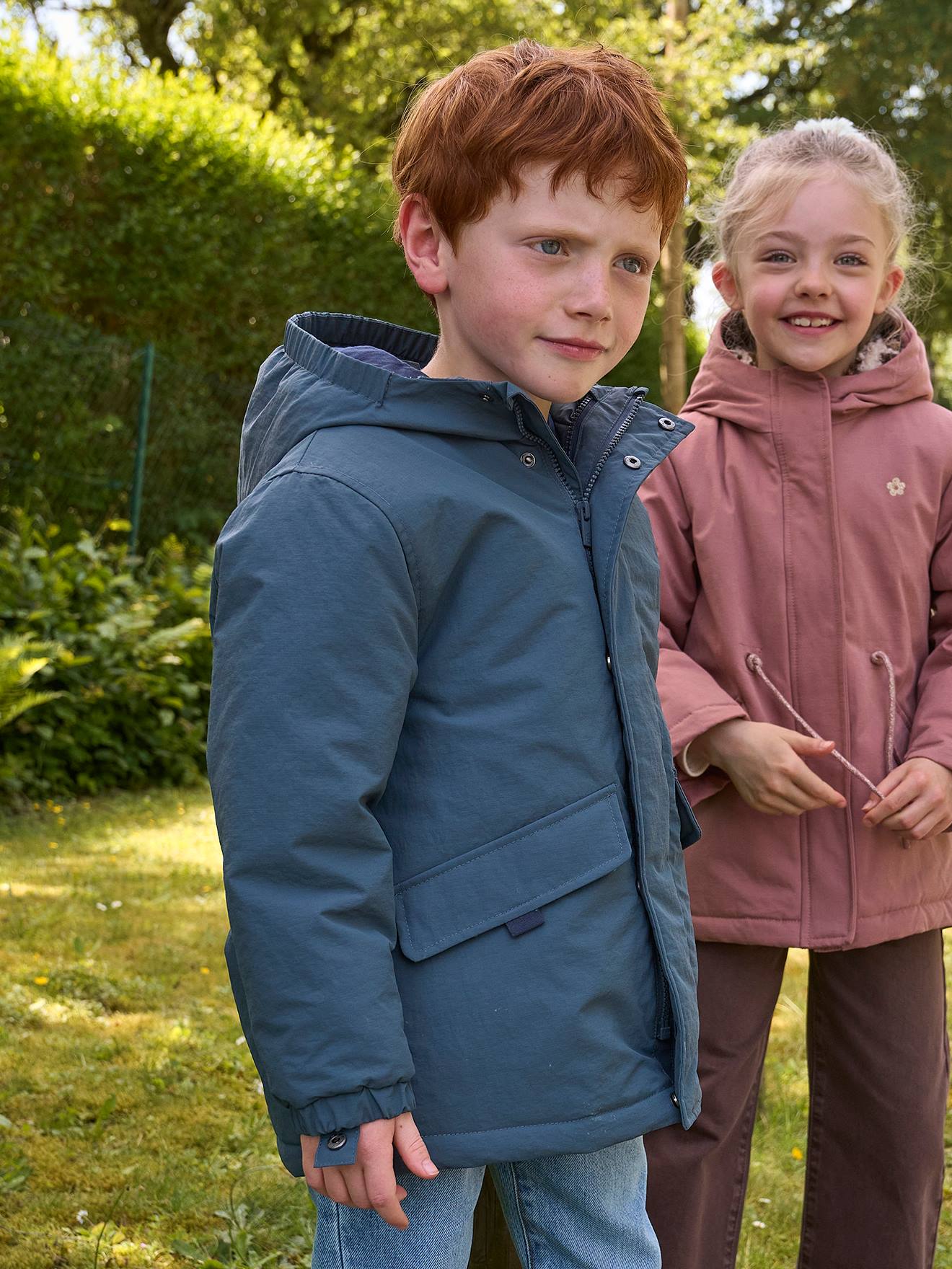 3-in-1-Winterjacke mit herausnehmbarer Teddyfleece-Innenweste Jungen